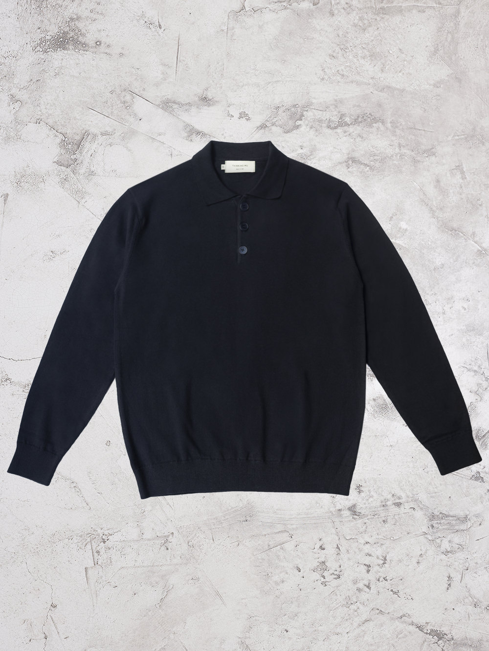navy vincent knitted