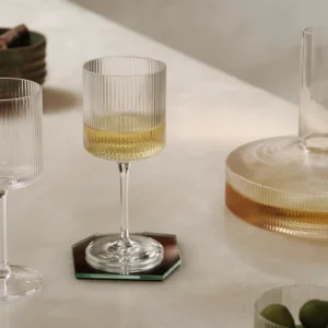 Ripple White Wine Glasses - Set of 2