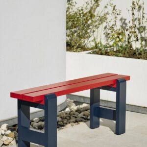 Weekday Bench Duo - Wine Red/Steel Blue