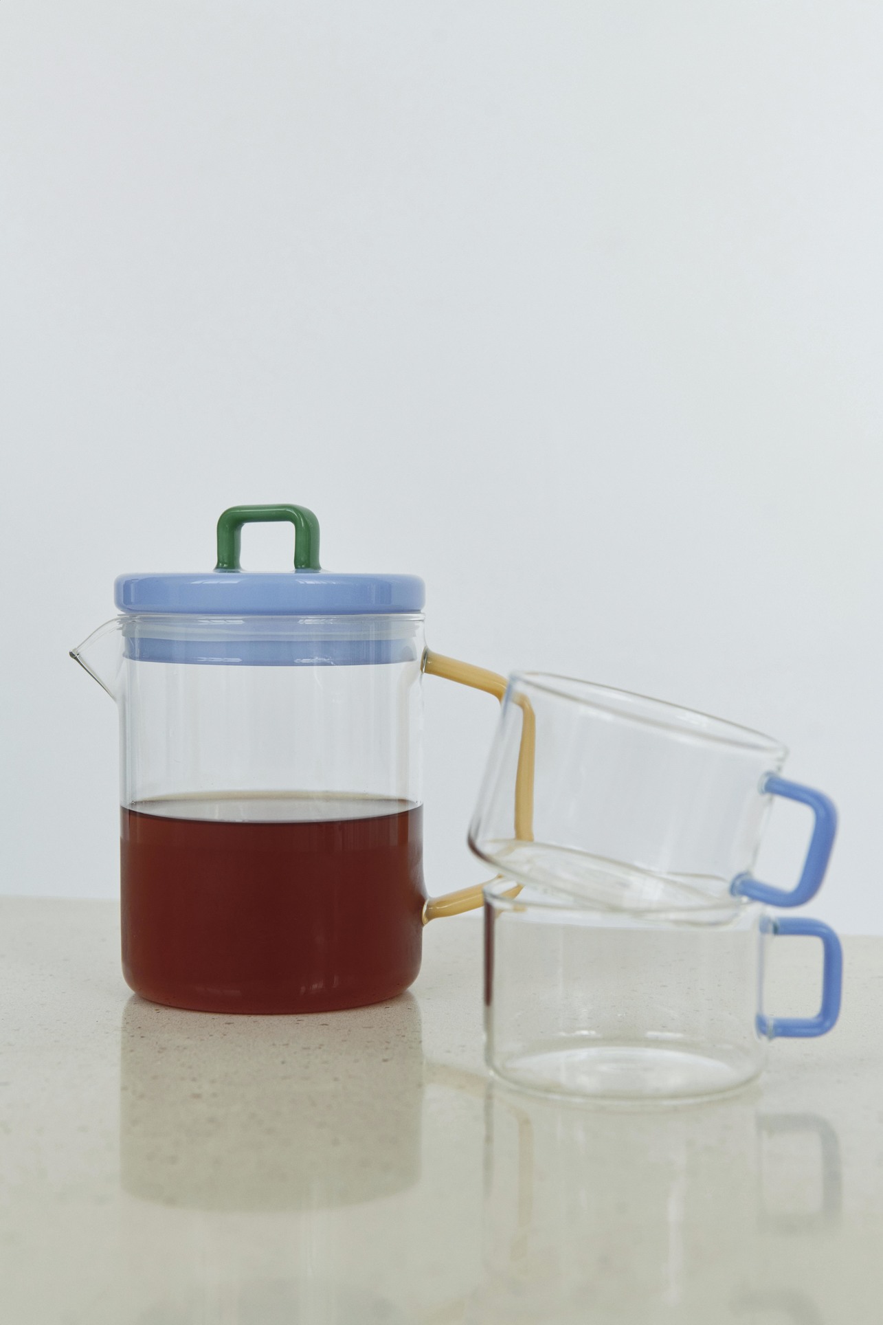 Brew Pot jade light blue_Brew Cup set of 2 jade light blue