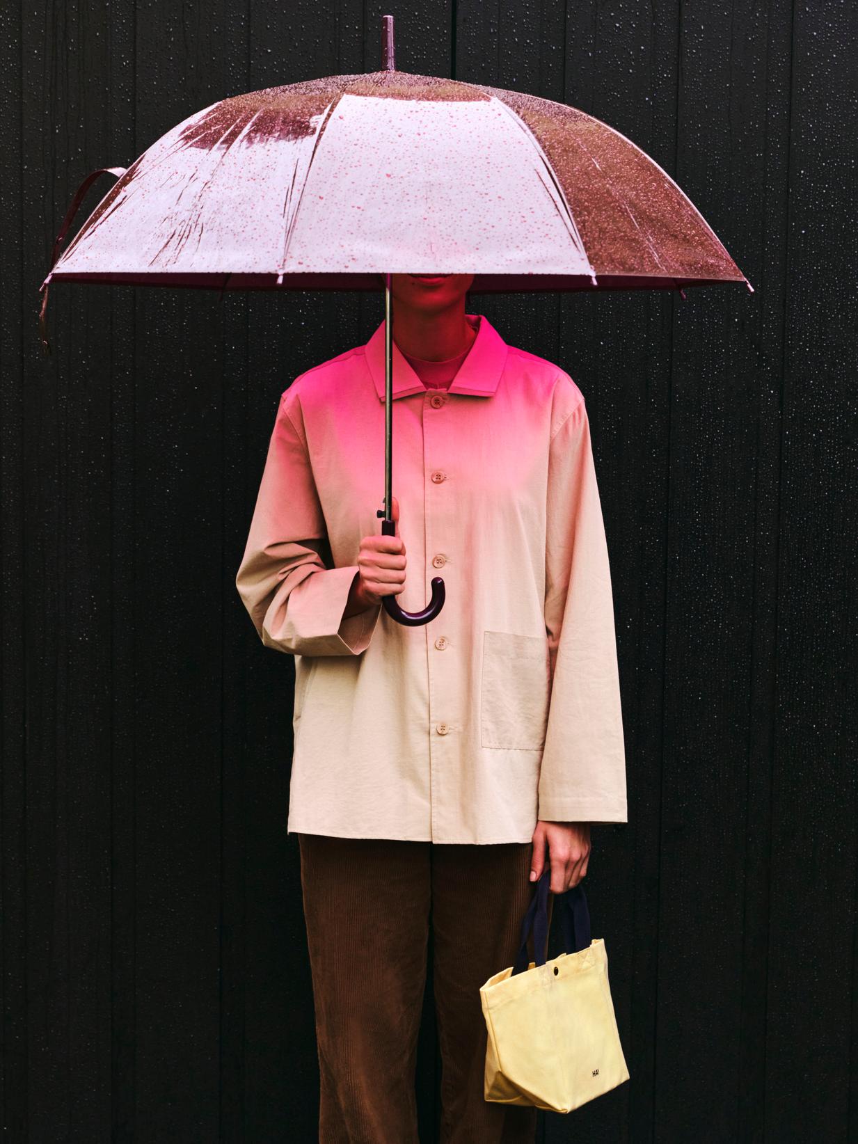 Canopy Umbrella Burgundy_Everyday Tote Bag Mini Soft yellow_Duo Pyjama